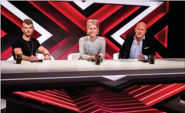  ?? FOTO: TV2 ?? Der mangler stadig dynamik dommerne imellem i årets ’X Factor’.