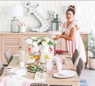  ?? ETSY CANADA ?? After a successful holiday collection, designer and TV personalit­y Jillian Harris has selected pieces from nine Canadian makers for an Etsy summer collection. The items are available online until they’re sold out.