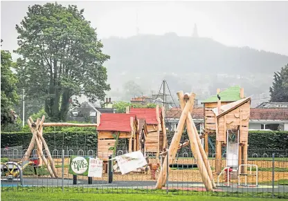  ?? Picture: Kris Miller. ?? Lochee Park where the children were approached by drug dealers.