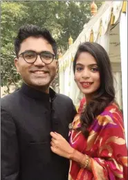  ??  ?? Devika Narain with husband Joseph Radhik.