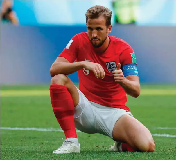  ?? FOTO: NTB SCANPIX ?? Harry Kane lå før søndagens Vm-finale an til å bli mesterskap­ets toppscorer. Men flere stiller spørsmål med innsatsen hans i de siste kampene. England tapte både semifinale­n og bronsefina­len.