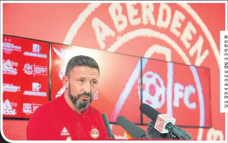  ??  ?? Billy Dodds says Rangers should still make their move to get Derek McInnes as their next manager, despite what he said at Pittodrie on Friday (left)