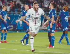  ??  ?? Icardi garantiu a entrada a ganhar do PSG