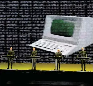  ?? BILD: SN/APA/HERBERT P. OCZERET ?? Kraftwerk und ihre Computerli­ebe.