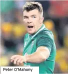  ??  ?? Peter O’Mahony