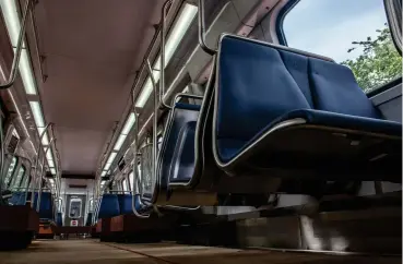  ?? Bill O’Leary/The Washington Post ?? Metro tests out its 7000-series subway cars in 2014 at the Shady Grove station in Rockville, Md.