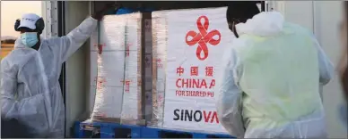  ?? PIC: PHATSIMO KAPENG ?? Government recently purchased Sinovac COVID-19 vaccine from China