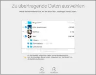  ??  ?? Für den Haupt-account, Apps und Einstellun­gen scheidet der Migrations­assistent beim Clean Install aus, Sie können aber später noch andere Benutzer oder Dokumente selektiv aus einem Back-up oder von dem Klon übertragen.