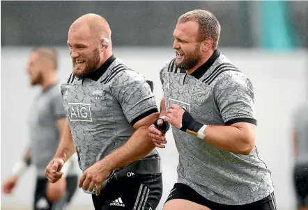  ?? GETTY IMAGES ?? Owen Franks, left, and Joe Moody have been catapulted straight into the starting side tomorrow night, despite sitting out the two pre-season games.