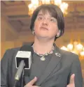  ??  ?? DUP leader Arlene Foster