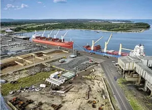  ?? Picture: Transnet Port Terminals ?? Coal exports through the Richards Bay terminal fell to 47.2Mt last year, the lowest since 1992’s figure of 48.6Mt, because of difficulti­es at Transnet Freight Rail.