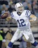  ??  ?? Indianapol­is Colts’ rookie quarterbac­k Andrew Luck (left) will be looking to keep his upstart team’s win streak going against Tom Brady (right) and the equally hot New England Patriots.