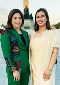  ?? ?? DYNAMIC DUO DBM Sec. Amenah Pangandama­n with Usec Goddes Hope Libiran