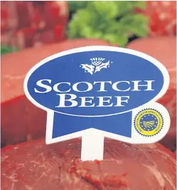  ??  ?? Scotch beef and Arbroath smokies could be saved in a post-Brexit world.