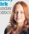  ??  ?? Stacey Kirk Sunday politics