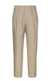  ??  ?? GIORGIO ARMANI Trousers in linen with zipped pockets / € 990