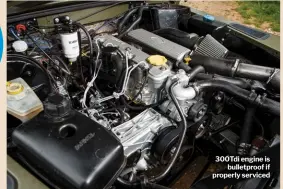  ??  ?? 300Tdi engine is bulletproo­f if properly serviced