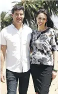  ?? PHIL WALTER / GETTY IMAGES ?? New Zealand leader Jacinda Ardern with her partner Clarke Gayford.