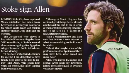  ??  ?? Reuters
JOE ALLEN