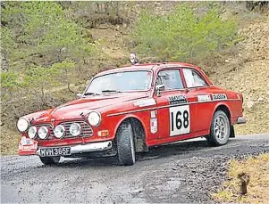  ?? ?? Foot down Jonathan Young is among local drivers who will join the event with his Volvo Amazon
