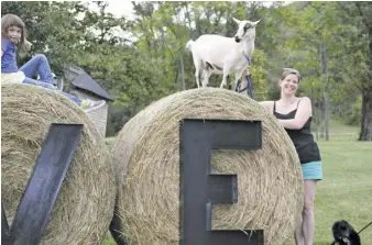  ?? BY MARK REINHARDT ?? New BOR board member Laurie Smith with some assistants.