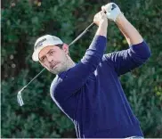  ?? Mark J. Terrill/Associated Press ?? Patrick Cantlay hits from the third tee during the American Express golf tournament on the La Quinta Country Club Course on Jan. 19 in La Quinta, Calif.