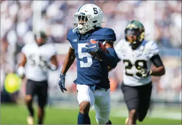  ?? MEDIANEWS GROUP FILE ?? Wide receiver Jahan Dotson was the offensive standout for Penn State in 2021.