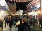  ?? DIGITAL FIRST MEDIA FILE PHOTO ?? Philadelph­ia Premium Outlets opened 10-years ago this month — bringing 150 retailers to the region. In this file photo, crowds welcome the holiday shopping season on Black Friday last year.