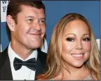  ??  ?? Split: The singer and James Packer