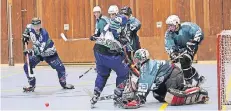  ?? ARCHIV: T.L. ?? Für die Skating Bears kommt es nach dem Aufstieg in die 1. Bundesliga direkt zum Duell gegen den amtierende­n Deutschen Meister SHC Rockets Essen.