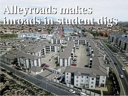  ?? Picture: Alleyroads ?? Hampton Place in Parklands, Cape Town, is one of the properties owned by Alleyroads, which is moving into student accommodat­ion.