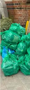  ??  ?? James says. “It’s often hard to figure out what to do with all the rubbish bags, so it would have been hard to make this happen without his support.”
Cllr Lack, former organiser of Wokingham Litter