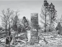  ?? Chet Strange / Washington Post contributo­r ?? A burned property was cleared of victims in Louisville, Colo., after the Marshall Fire ravaged the Boulder area last week.