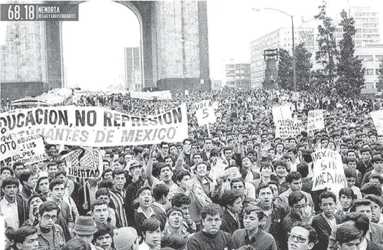  ?? ESPECIAL ?? Joel Ortega Juárez en la bibliograf­ía de su libro AdiOs al 68 recomienda más de 200 libros escritos sobre el M68