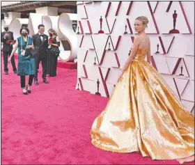  ?? (AP/Chris Pizzello) ?? Carey Mulligan arrives at the Oscars on April 25 at Union Station in Los Angeles.