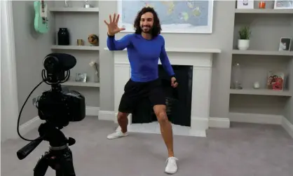 ?? Photograph: The Body Coach via Getty Images ?? The first day of Joe Wicks’ ‘PE with Joe’ was watched by 7.2 million viewers.