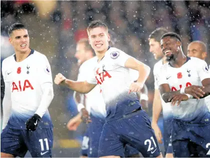  ?? Photo / AP ?? Juan Foyth scored Tottenham’s winner a week after giving away two penalties on his league debut.