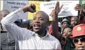  ?? PICTURE: JACQUES NAUDE ?? Mmusi Maimane outside the Zambian High Commision after Zambia’s refusal to let him into the country.