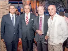  ??  ?? William Read, Felix García, Carlos Fernández y Alejandro Abellán.