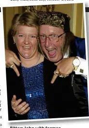  ??  ?? Bitter: John with former colleague Clare Balding