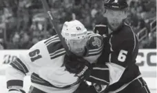  ?? BRUCE BENNETT/GETTY IMAGES ?? Rick Nash, left, may not be scoring as expected, but his New York teammates say the big winger is leading in other important ways.