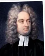  ??  ?? Satirist Jonathan Swift.