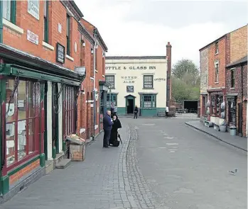  ?? PHOTOS: JANET RICHARDSON ?? A street in the Black Country Living Museum.