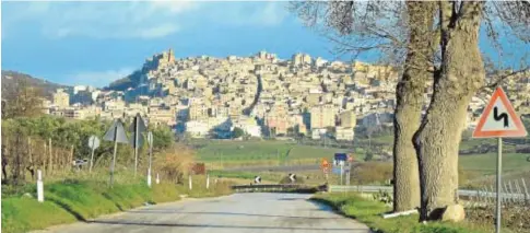  ?? ABC ?? Panorámica de las casas del municipio de Sambuca de Sicilia
