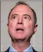  ?? AP/ANDREW HARNIK ?? U.S. Rep. Adam Schiff, D-Calif., chairman of the House Intelligen­ce Committee, gives a statement to the media Tuesday on Capitol Hill.