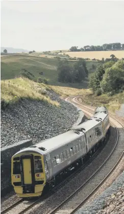  ??  ?? 0 The Borders Railway carried more than four million passengers in its first three years after being re-opened in 2015