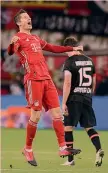  ??  ?? a quota 30 nella Bundesliga.
Bomber Robert Lewandowsk­i, 32