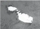  ??  ?? Sentinel-1 SAR Ground Range Detected acquisitio­n of the Maltese Islands on 2 June (VV polarizati­on)