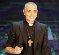  ??  ?? Sinead O’Connor performs during the Italian State RAI TV program “Che Tempo che Fa”, in Milan, Italy, in 2014.