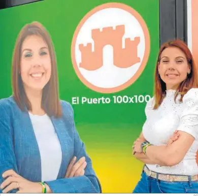  ?? D.C. ?? Montse Pecho, a las puertas de la sede de El Puerto 100x100 en la calle Luna.